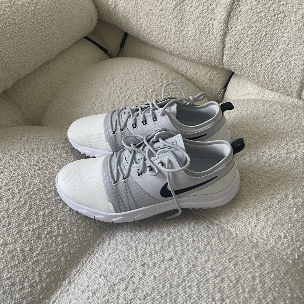 Nike Gray and White Athletic Shoes